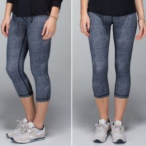 Lululemon Wonder Under Crop Size 8